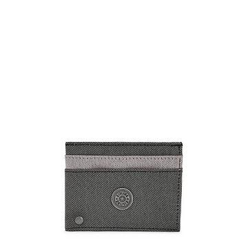 Kipling Jonas Card Case Tassen Grijs Zwart | NL 1072KO